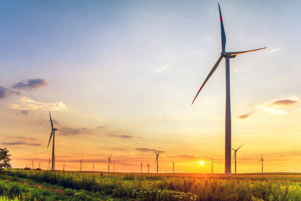 istock Renewable energy with wind turbines 1014667924