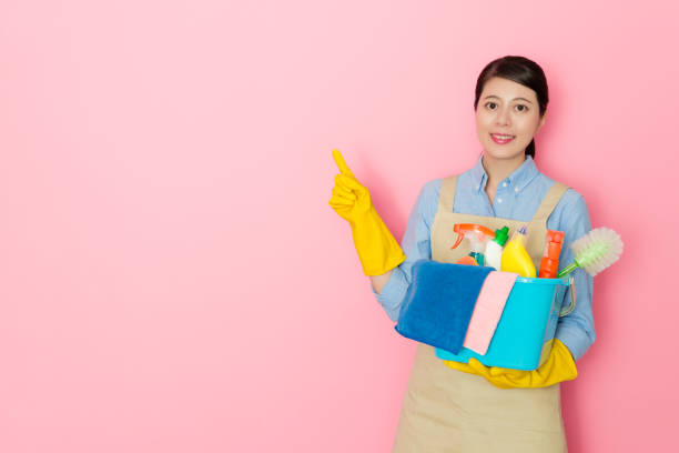 istock elegant professional housework service woman 1014676096