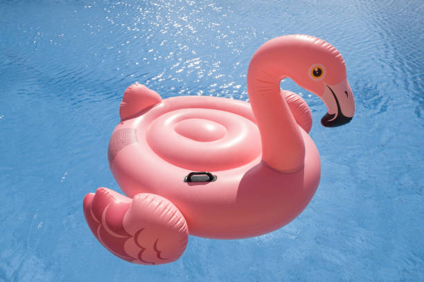 istock The inflatable giant pink flamingo 1014687412