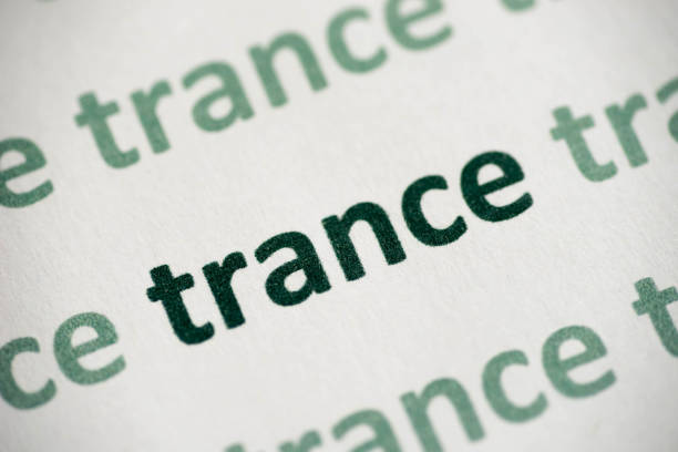 istock word trance  printed on paper macro 1014737674