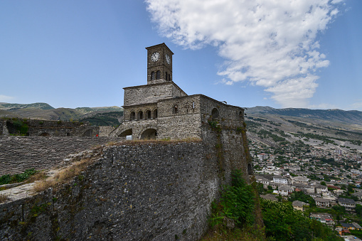 Gjirokastër is a city in southern Albania. Its old town is a UNESCO World Heritage Site, described as \