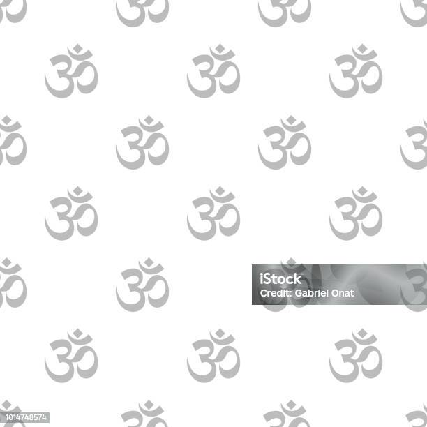 Buddha Seamless Pattern Stock Illustration - Download Image Now - Ancient, Backgrounds, Black Color