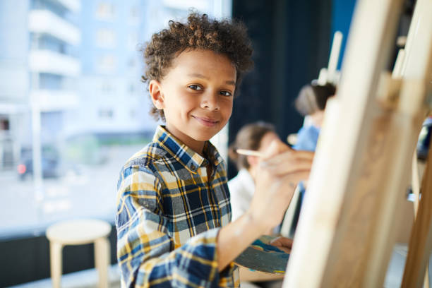 istock Boy in studio of arts 1014753950