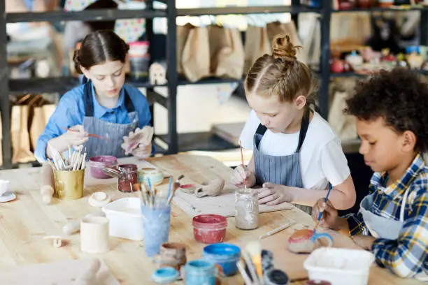 Photo of Painting earthenware