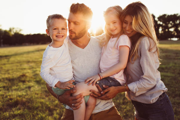 istock Beautiful family portrait 1014754788