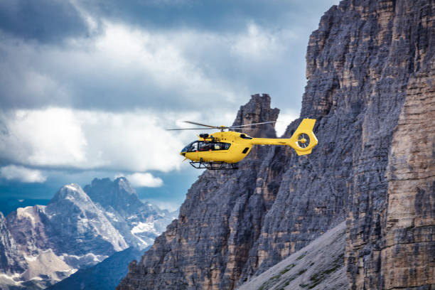 istock Panoramic flight over the mountains. Air transport. 1014766758