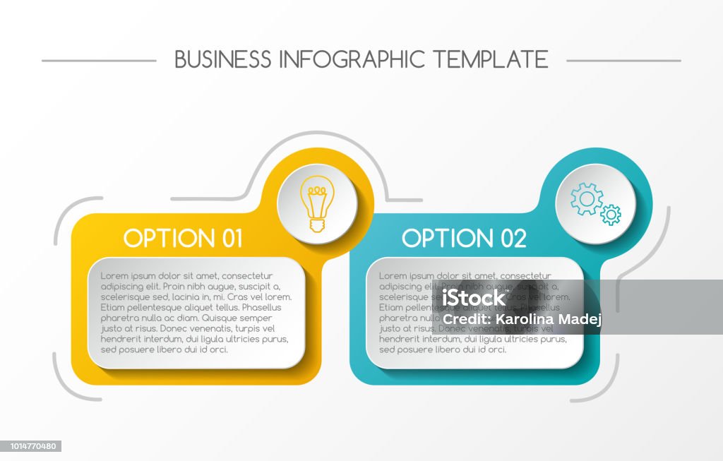 Business infograph with colorful boxes. Vector. Infographic stock vector