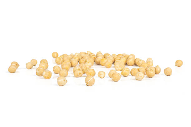 istock Raw chickpeas kabuli isolated on white 1014771258