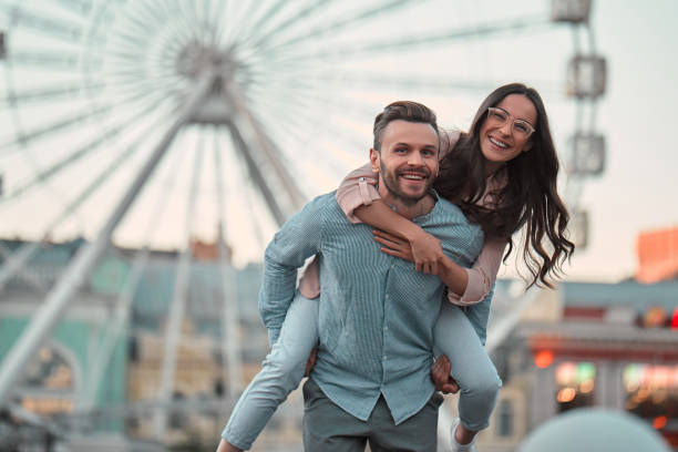 istock Romantic couple in the city 1014775076