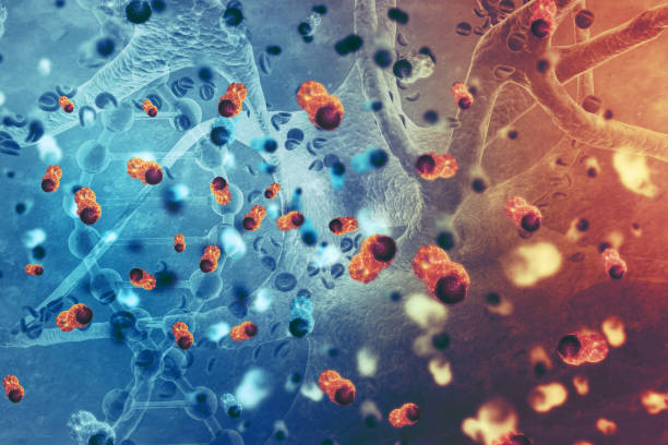 cellule tumorali - cellula cancerogena foto e immagini stock