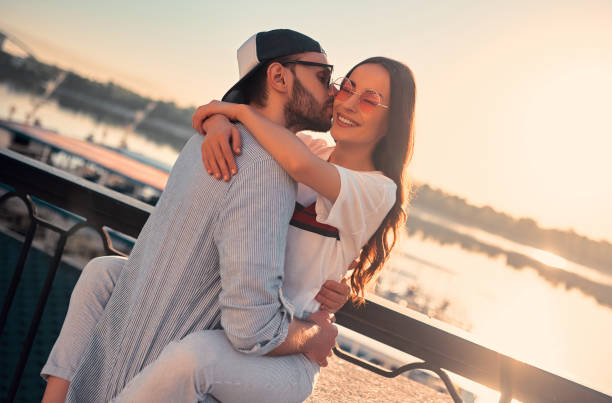 istock Romantic couple in the city 1014777900