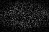 Dark black and white television static