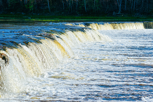Ventas Rumba waterfall in Kuldiga in Latvia