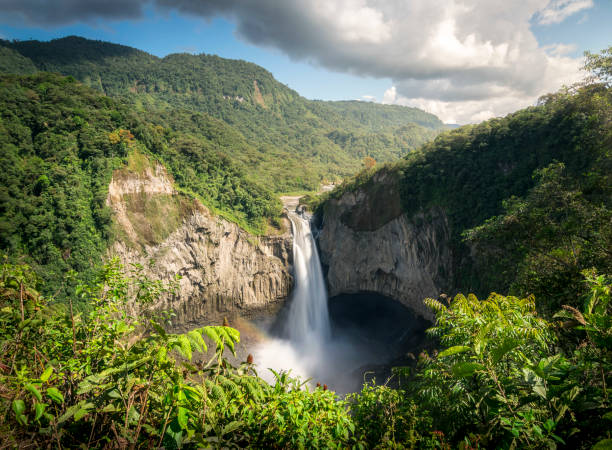 cascada de san rafael - ecuador fotografías e imágenes de stock
