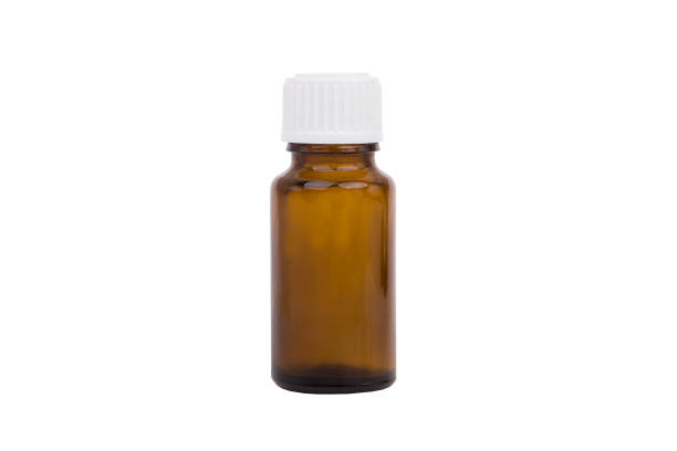 istock Blank packaging brown glass bottle for liquid. 1014784750