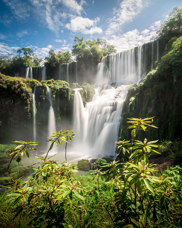 Beautiful waterfall in Iguazu, Argentina