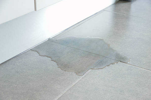 flood in my building Close-up Photo Of Flooded Floor In Kitchen From Water Leak flood damage floor stock pictures, royalty-free photos & images