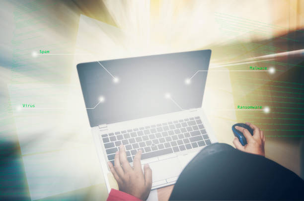 istock abstract background and cropped image young woman working with laptop 1014814914