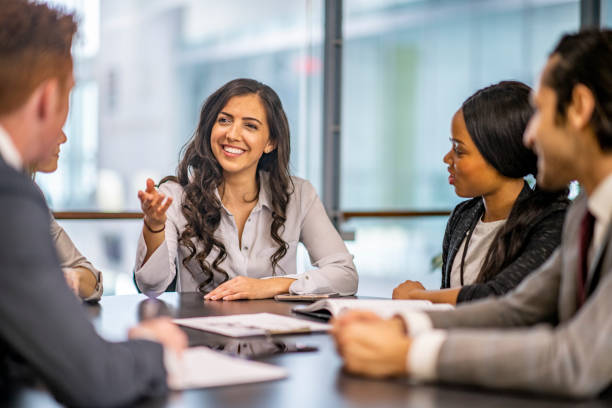 istock Speaking To A Coworker 1014823098