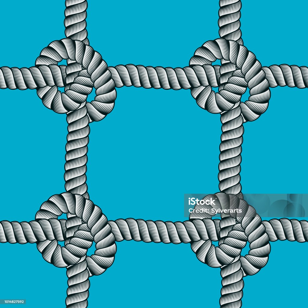 Abstract Rope Strands Pattern Rope Seamless Pattern Trendy Vector Wallpaper Background Cord With ...