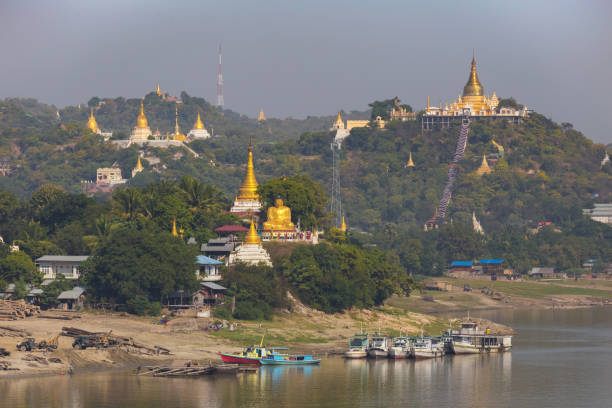 istock View of Sagain Hill, near Mandalay, Myanmar 1014834024