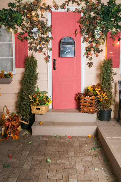 istock The fall of the house with autumn decorations 1014847096