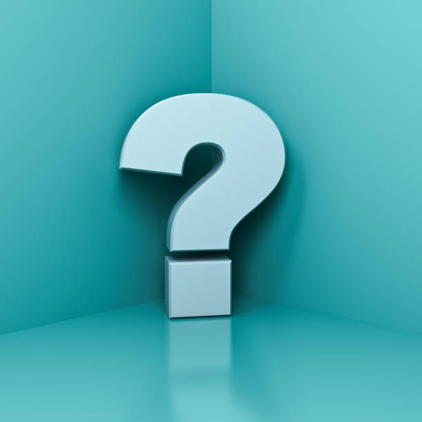 istock White question mark in the corner with blue green pastel color wall background  shadow and reflection 3D rendering 1014851664