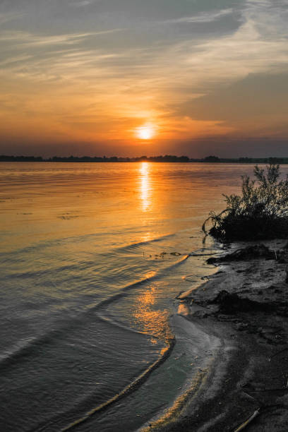 istock Sunset at Volga river in Kazan, Russia 1014852604