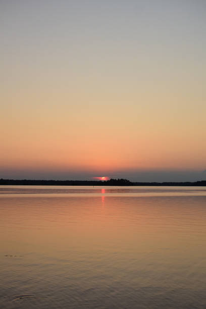 istock Majestic Copper Sunset on the Cape Fear River 1014857144