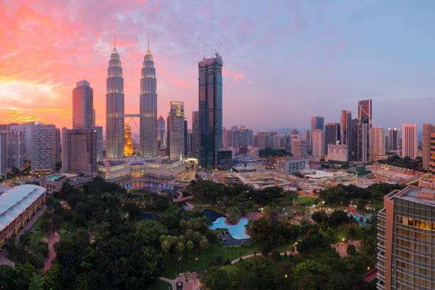 istock Kuala Lumpur, Malaysia skyline view at sunset 1014864788
