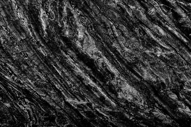 istock Abstract natural marble black and white texture background 1014875938