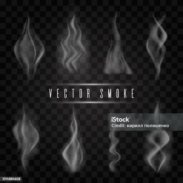 Vectorized Smoke Smoke Vector Collection Stock Illustration - Download Image Now ...