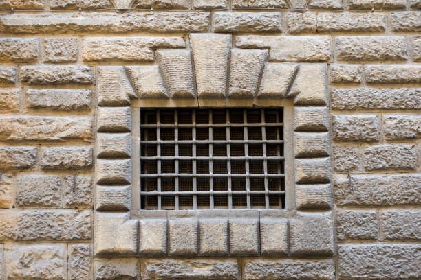 istock Wooden wall with window. Diagonal stripes. 1014897684