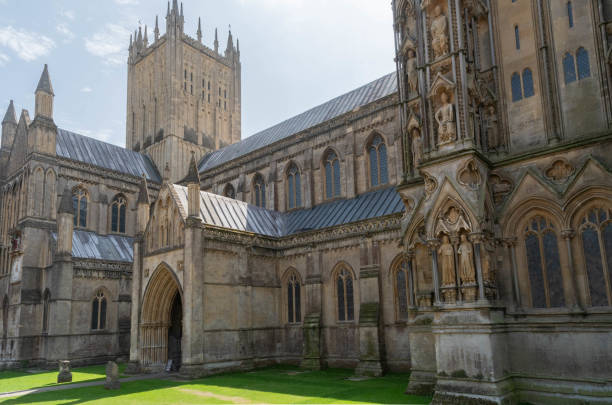 istock Wells cathedral North porch 1014908622