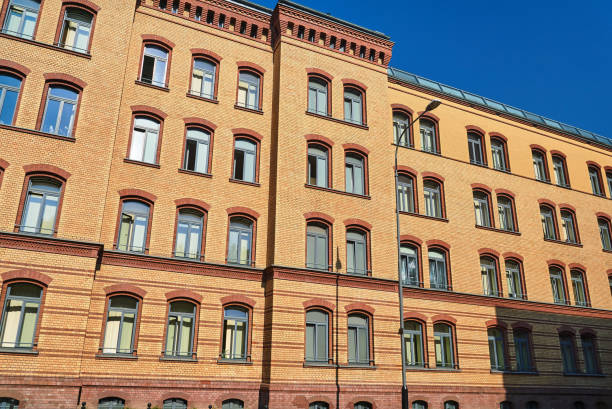 istock Historic, brick building of former barracks 1014911858