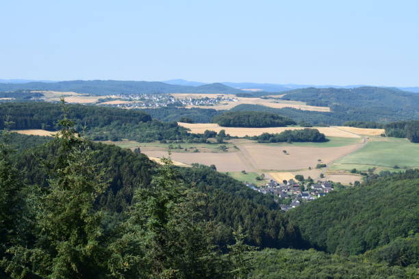 istock view to Eifel region hills from a radio tower 1014940198
