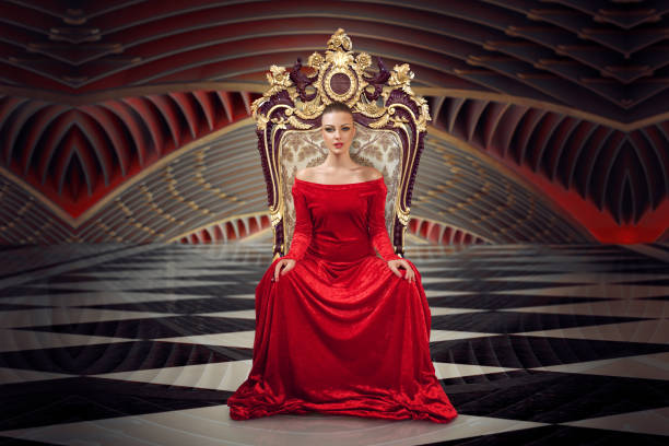 superbe femme - throne photos et images de collection