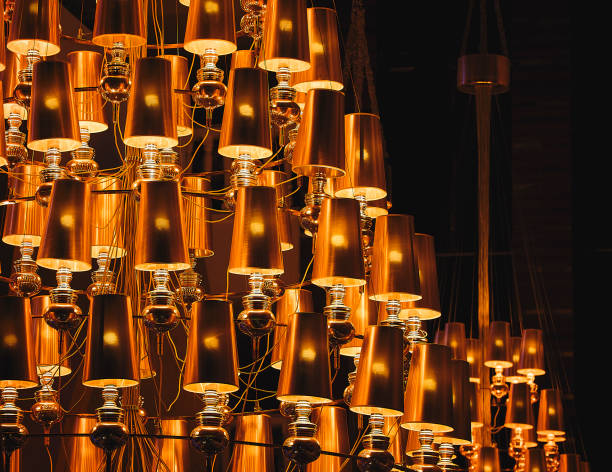 istock Chandelier alternative energy safe lights 1014946618
