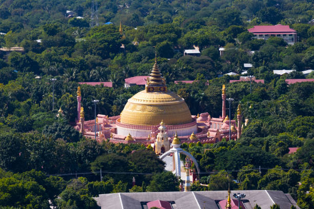 istock View of Sagain Hill, near Mandalay, Myanmar 1014948036