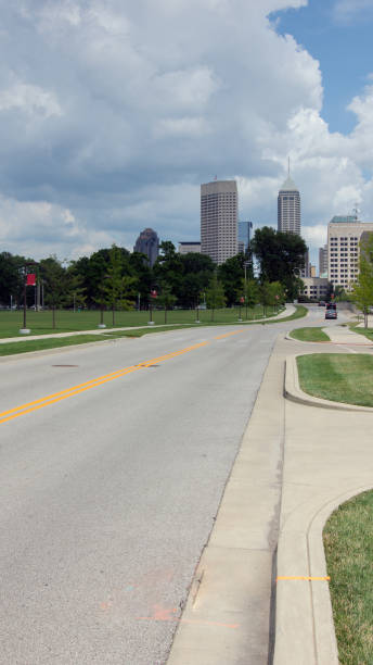 istock Indianapolis city skyline, USA 1014958038