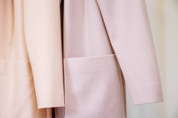 full frame of pink color paper with texture
