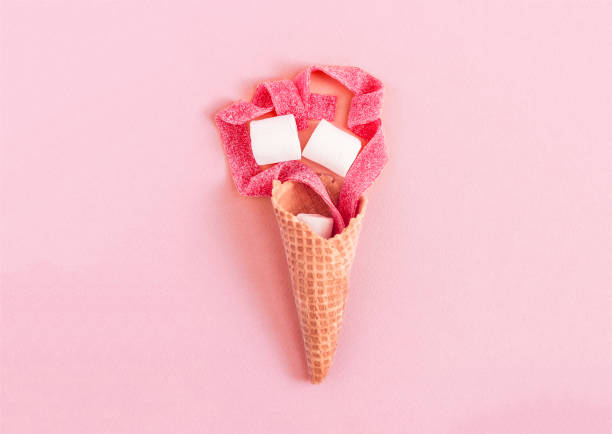 istock Creative minimal still life on pastel pink background 1014979482