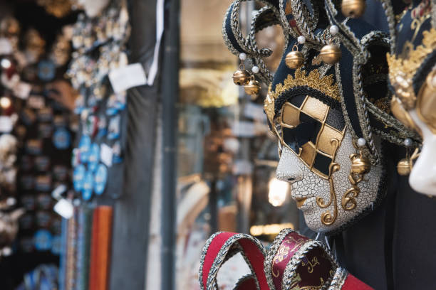istock Venetian masks in a shop in Venice 1014983612
