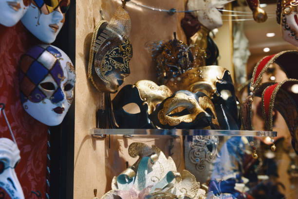 istock Venetian masks in a shop in Venice 1014986652