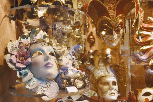 istock Venetian masks in a shop in Venice 1014986778