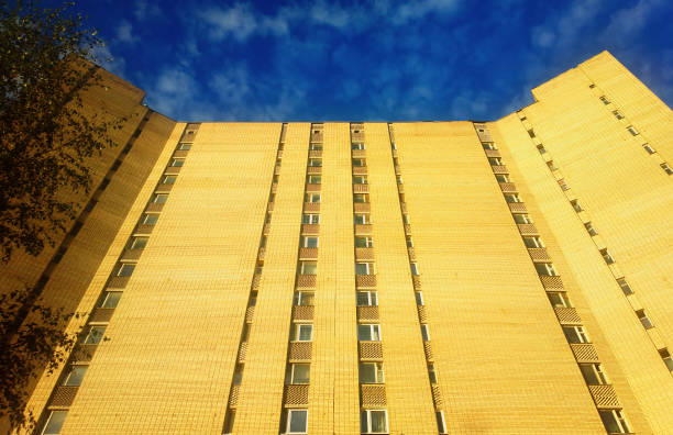 istock Vertical ussr skyscraper in Moscow background 1014990406