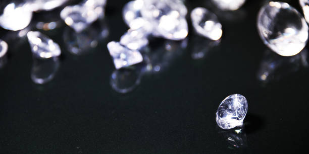 istock Luxury background with diamond. Wedding glamour style. 1014998874