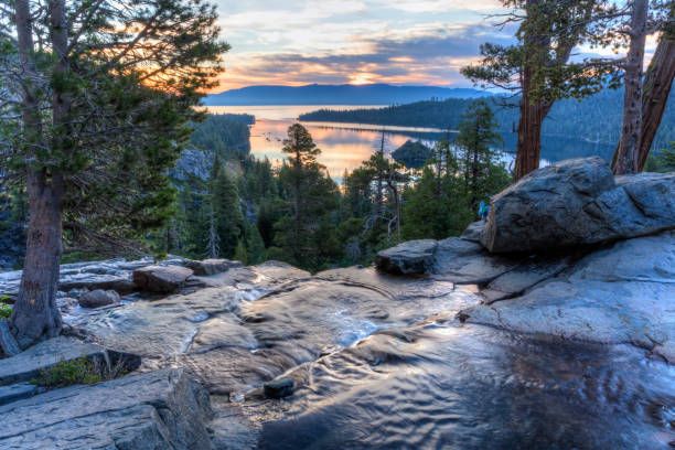 istock Sunrise View from the Top of Eagle Falls 1015007068
