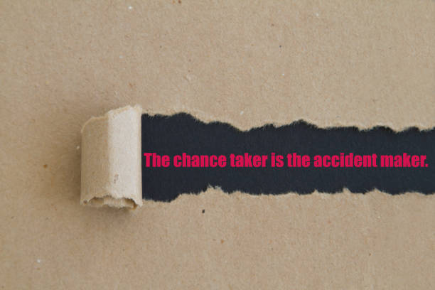 istock The chance taker is the accident maker. 1015007492