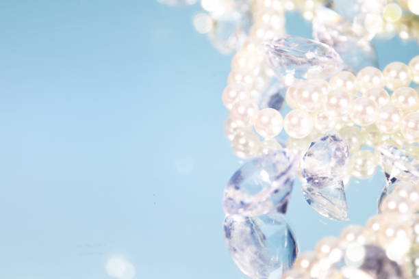 istock Luxury background with diamond. Wedding glamour style. 1015008354